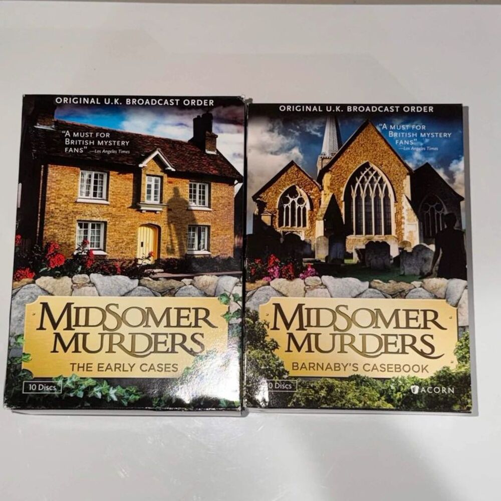 Midsomer Murders DVD Lot: The Early Cases + Barnaby's Casebook - Seasons 1-7